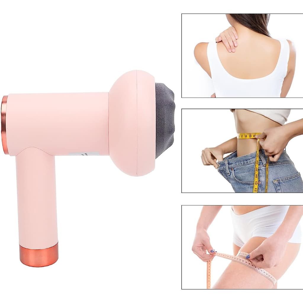 Massageador Elétrico Portátil Muscular de Carregamento USB 6 Níveis Botão de Queima de Gordura Drenagem corporal Linfática
