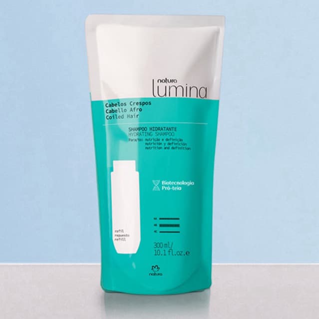 Shampoo  Hidratante Refil Natura Lumina P/Cabelos Crespos 300ml