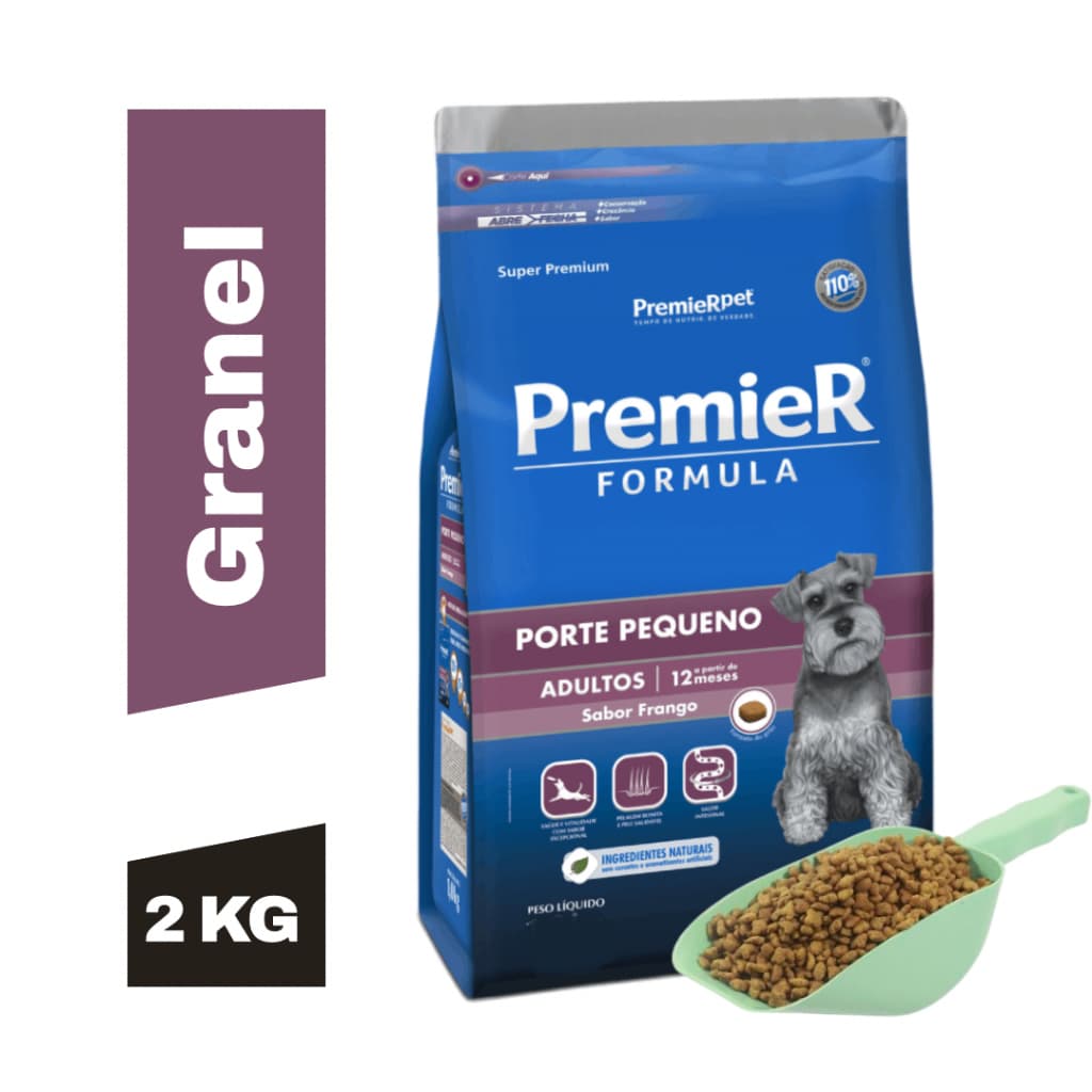 Ração Para Cachorro PremieR Pet Raças Pequenas 2Kg - Ração Cachorro Adulto