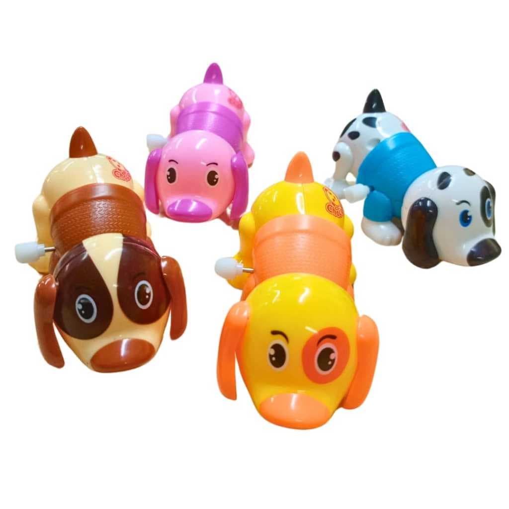 TOP TOY Brinquedos de Animais a Corda Cores Anda Presente Para Criança Cachorro Vários Modelos