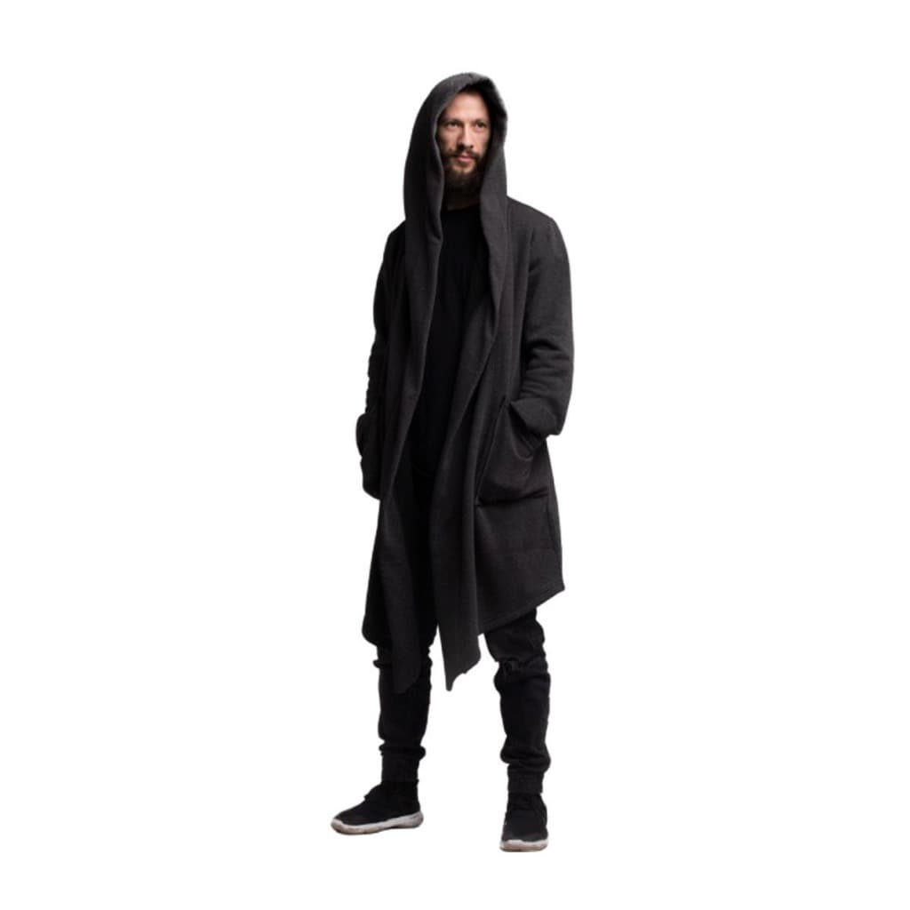 Cardigan Long Line Casaco De Frio Masculino Sobretudo Swag Oversized Kimono Inverno Agasalho Sueter