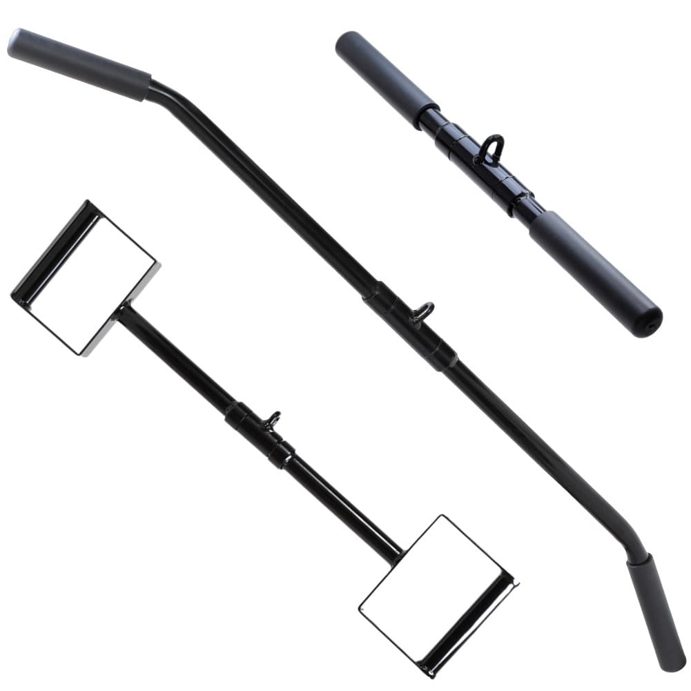 Kit Puxador Neutro + Costas 1,20 + Reto Tríceps 50cm c/ Giro       Crossover / Academia / Treino