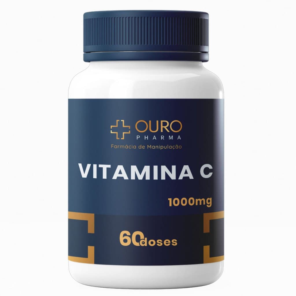 Vitamina C 1000mg Pura Autêntica - 60 doses