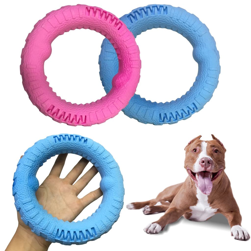 Brinquedo Mordedor Borracha Resistente Interativo Para Cachorro Durável LR-0235