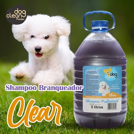 Shampoo Profissional Branqueador para cachorro 10 Litros Dog Clean