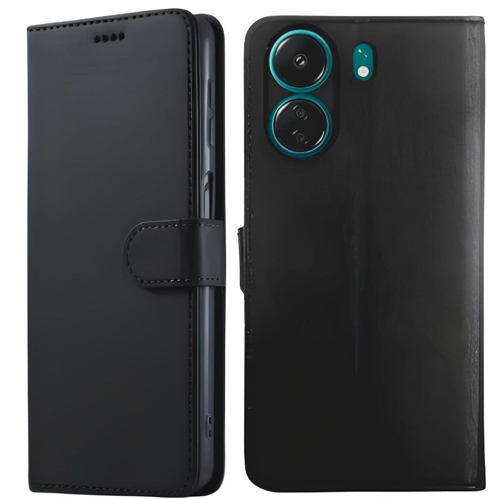 Capa Capinha Carteira + Película Para Xiaomi Poco C65