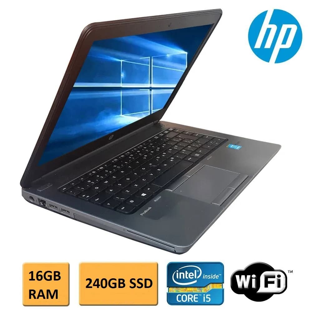 NOTEBOOK HP PROBOOK INTEL CORE I5 8GB RAM 120GB SSD WINDOWS 10