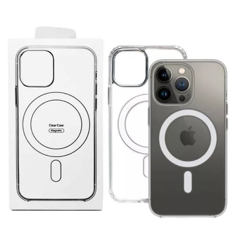 Capa Capinha Magnética Para iPhone 13 /13Pro  /13promax （Capinha vem 2 plásticos) Carregador Indução carregador sem fio