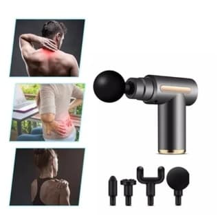 Massageador Elétrico Profissional Muscular Pistola Portátil Original Massagem Esporte