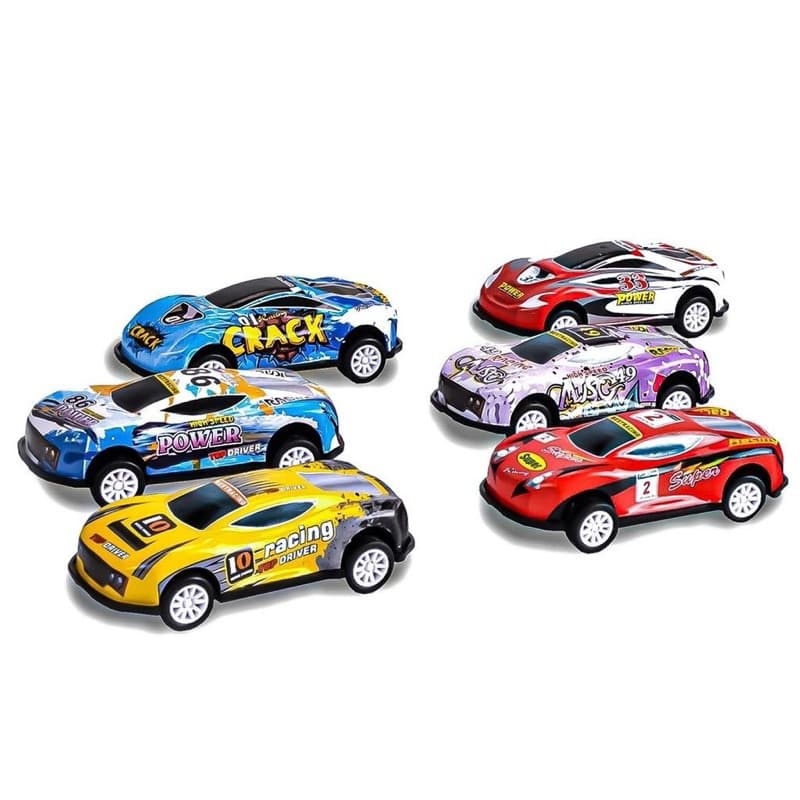 Kit5 Coleção Carrinho De Ferro Estilo Hot Wheels kit 5 Peças Criança Radical Brinquedo