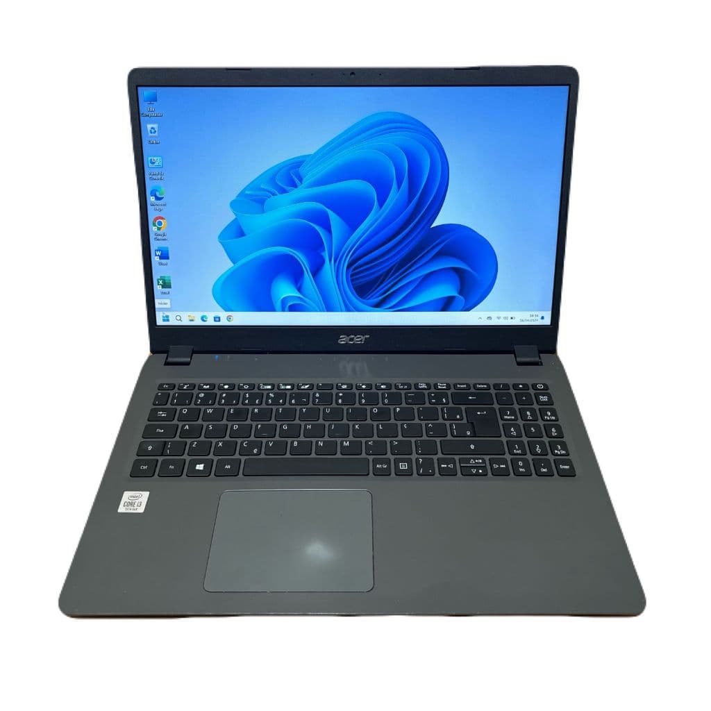 Notebook Acer Intel I3 8gb Ddr4 Ssd 256gb + Hd 500gb Vitrine