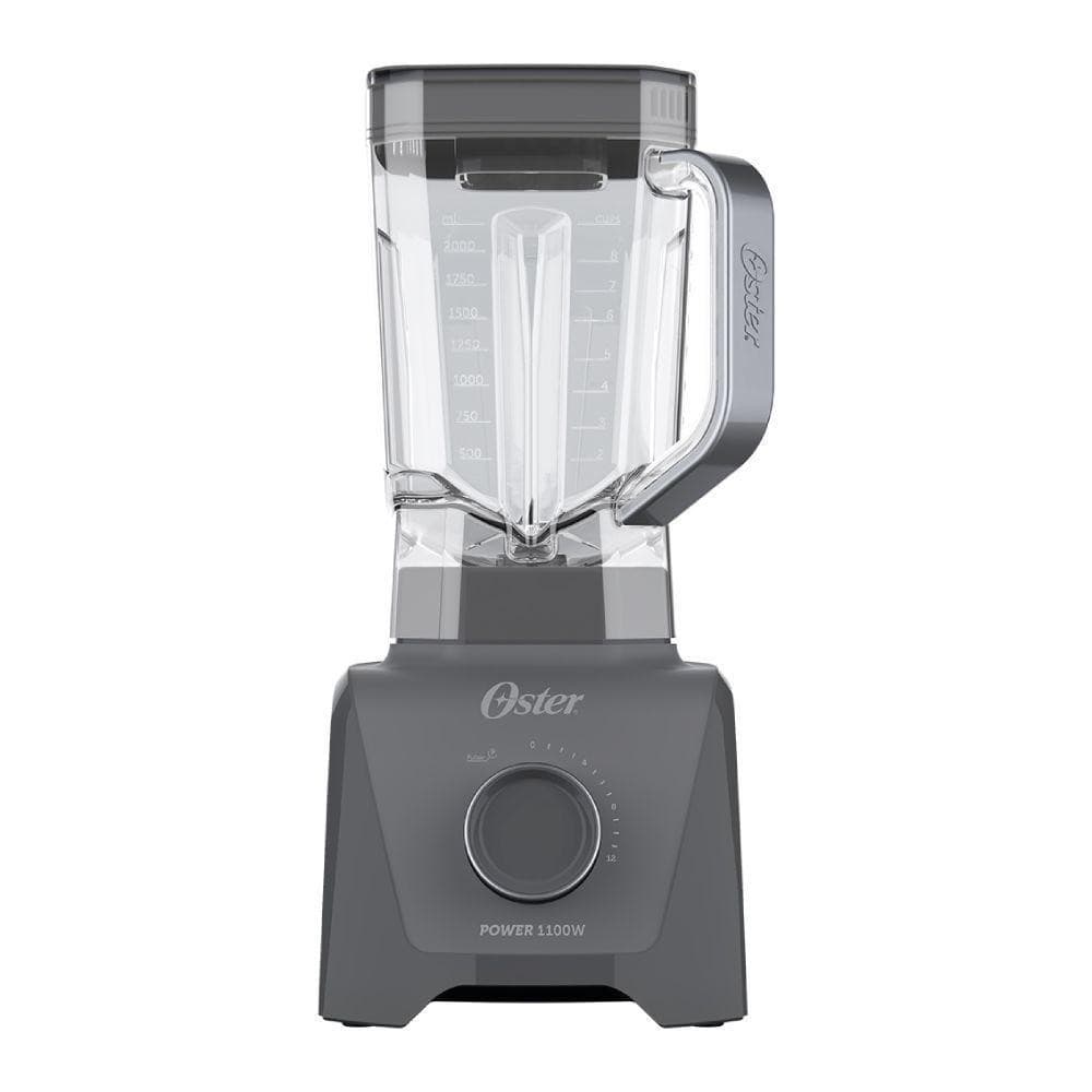 Liquidificador 1100w Full Oster Cinza 3,2 litros Potente com 12 Velocidades