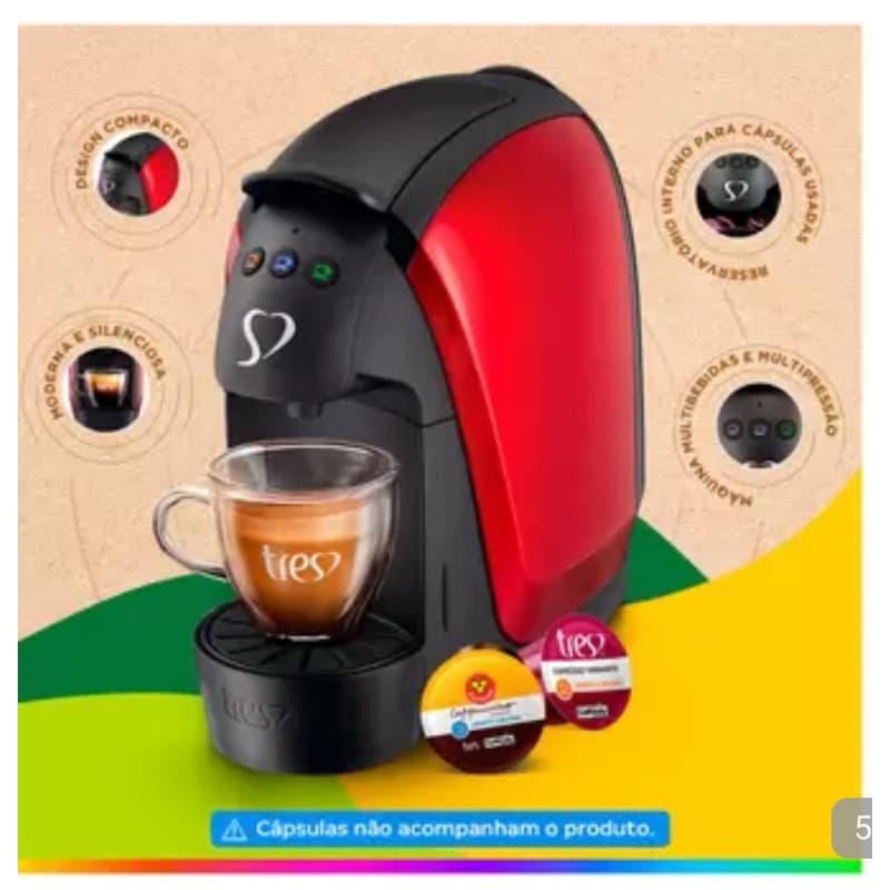 Cafeteira Expresso TRES Luna