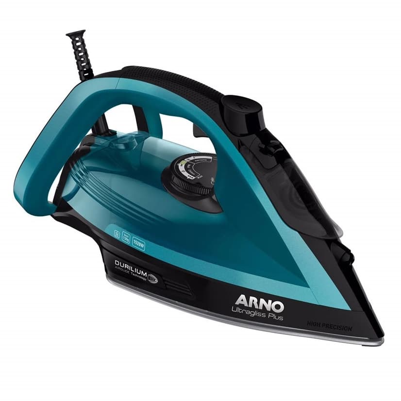 Ferro a Vapor Ultragliss Plus Base Durilium Airglide FMY Arno FV5801B2 Azul - 220V