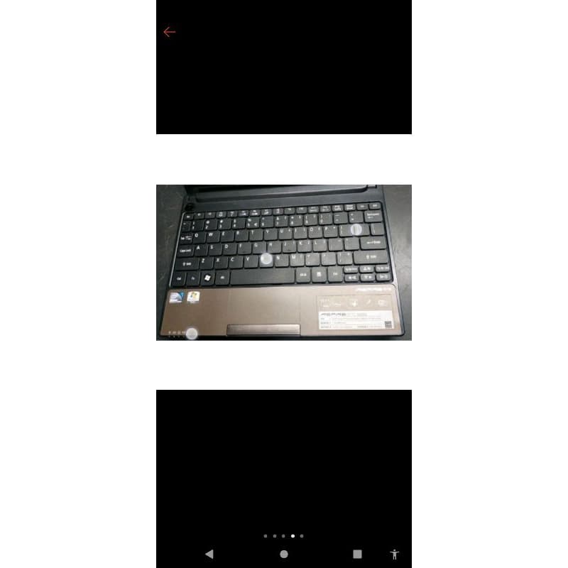 notebook Acer aspire one 1
