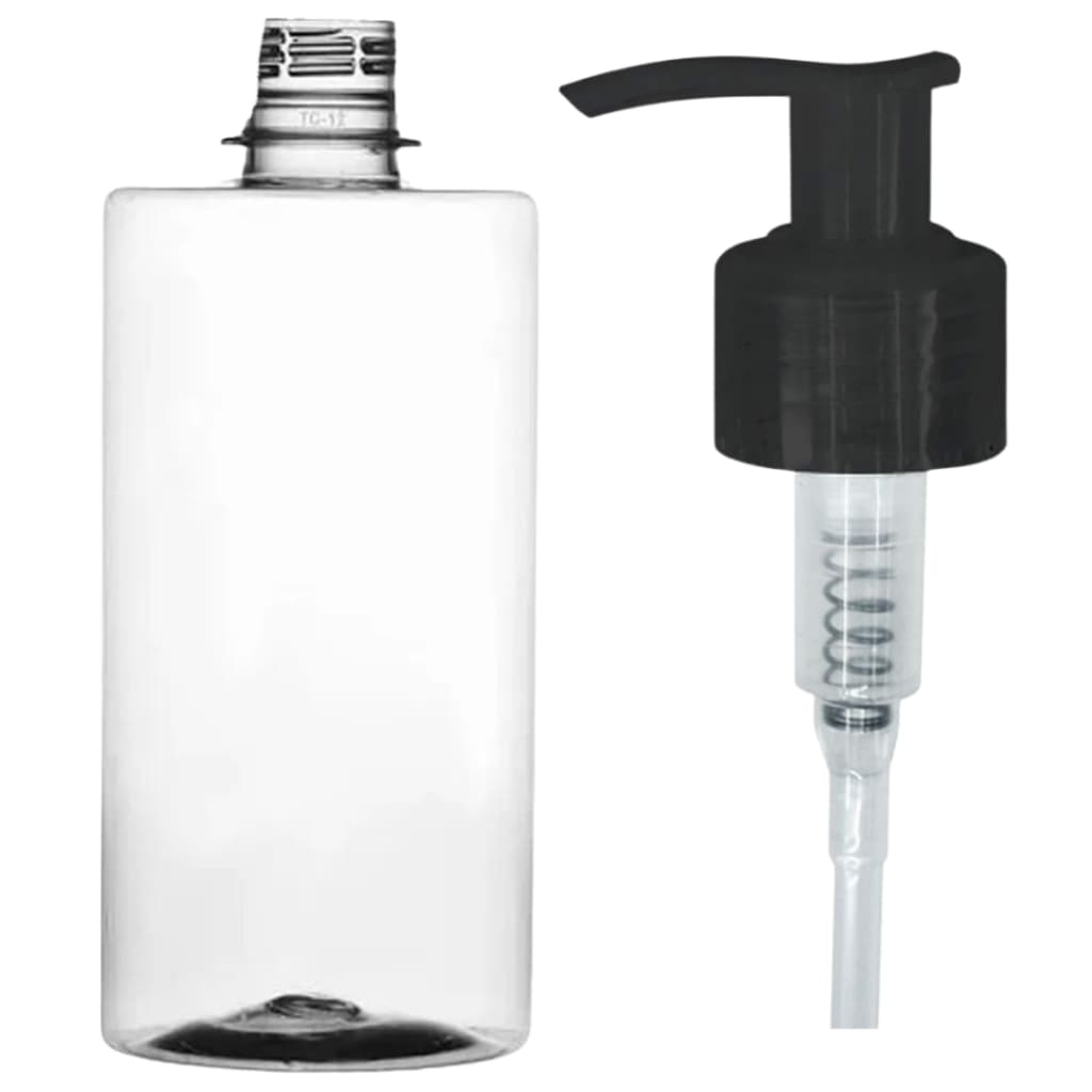 Frasco 1 Litro Pet Com Válvula Pump Dosadora 28/410 para Shampoo Condicionador Detergente Sabão Liquido Amaciante e muito mais