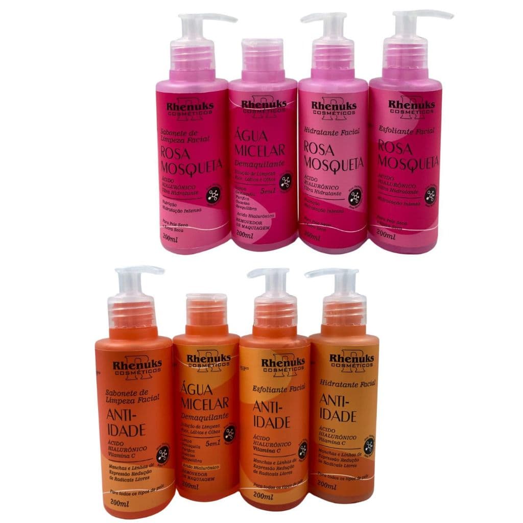 Rosa Mosqueta + Anti Idade Skin Care Rhenuks 200 ml
