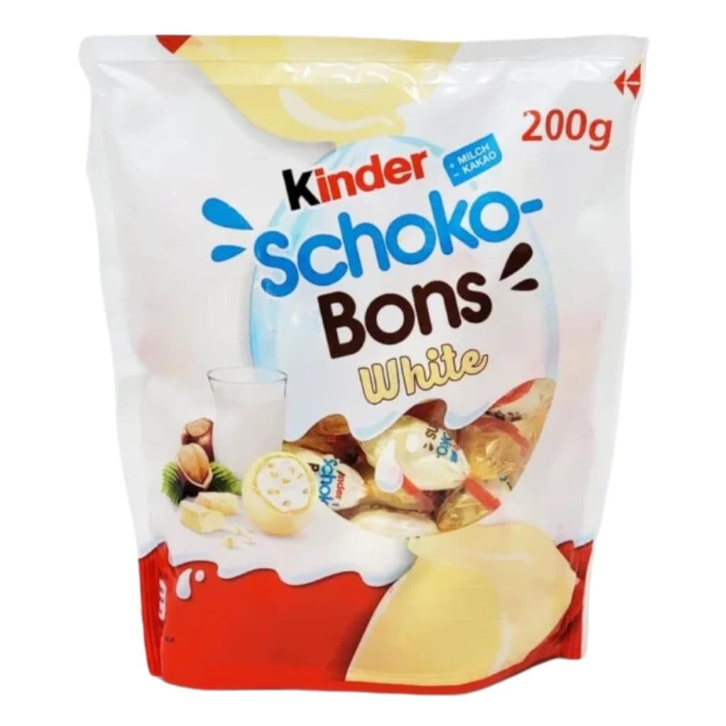 Chocolate Kinder Shoco Bons White Importado Novidade