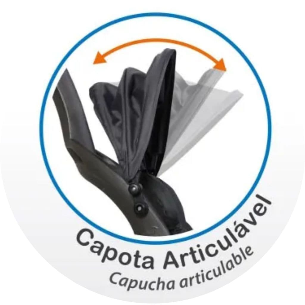 Capota articulável, retrátil e removível brinquedo Bandeirante