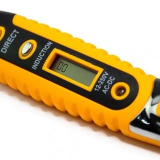 Caneta Chave Teste De Voltagem/Tensão Digital 12-220v Bivolt com lanterna