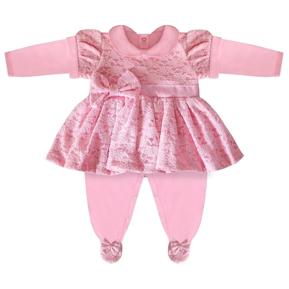 Macacão Bebê Infantil Tata Roupas Algodão Menina