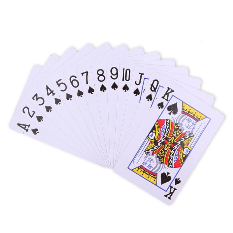 Baralho de Cartas de Papel 54 Cartas Jogos em Família Diversão Promoção