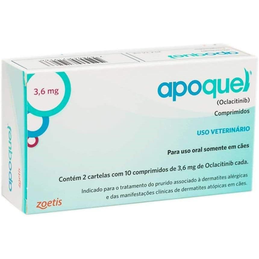 Apoquel 3,6mg Cães - Zoetis