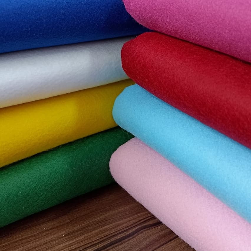 Feltro Santa Fé , Atacado; 10mt x 1,40mt De Largura; Liso Diversas cores l Artesanato | Patchwork | Decoração
