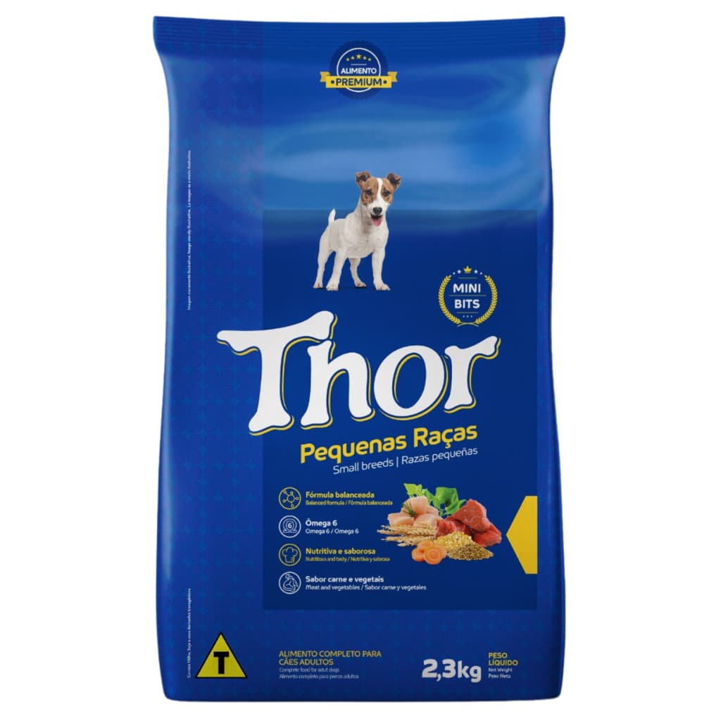 Raçao Cachorro Thor pequeno porte 10,1 kg - Matsuda