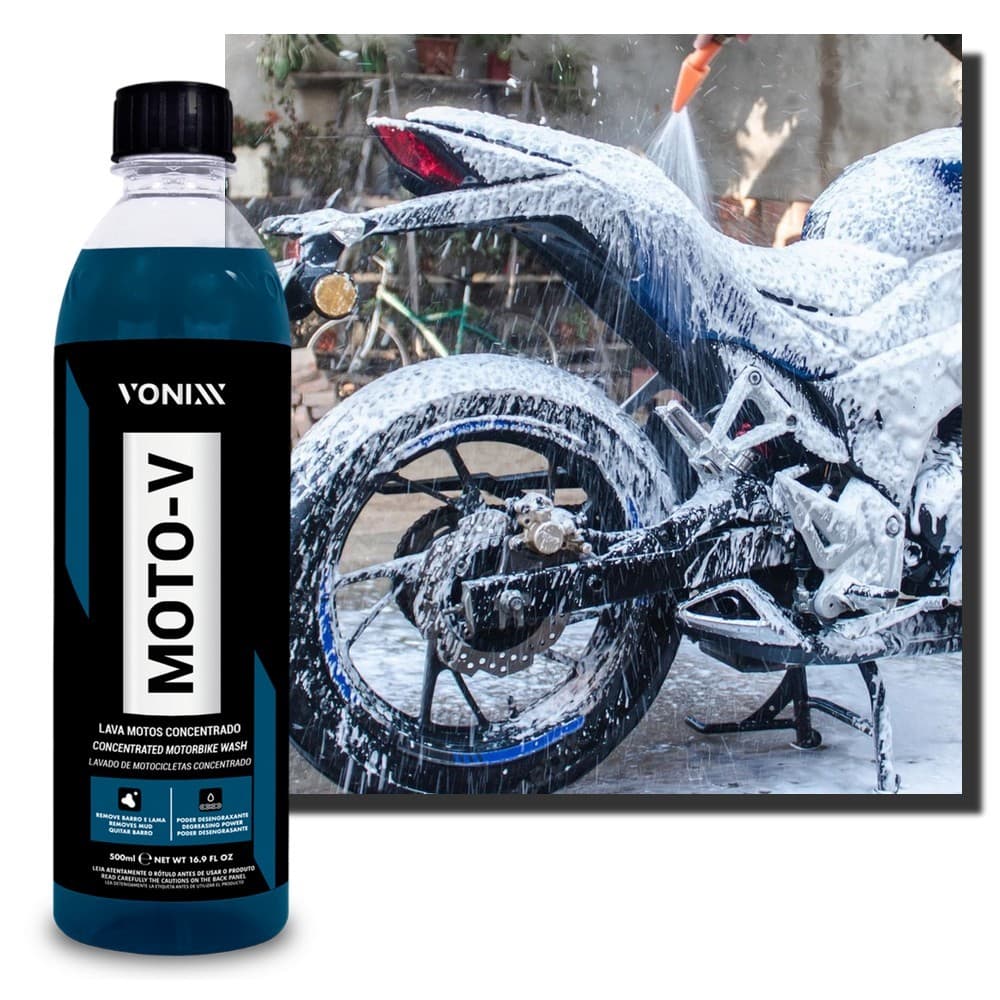 Lava Motos Concentrado Remove Barro e Lama 500ml Vonixx MOTO-V