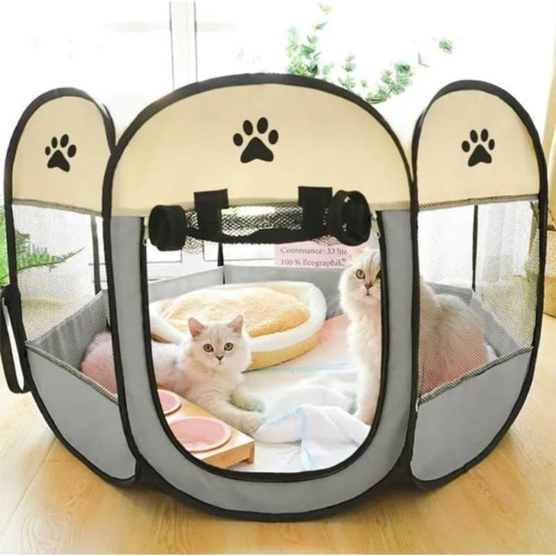 Casinha de cachorro grande para cachorros gatos pets roedores com zíper dobrável portátil(23-16/17)