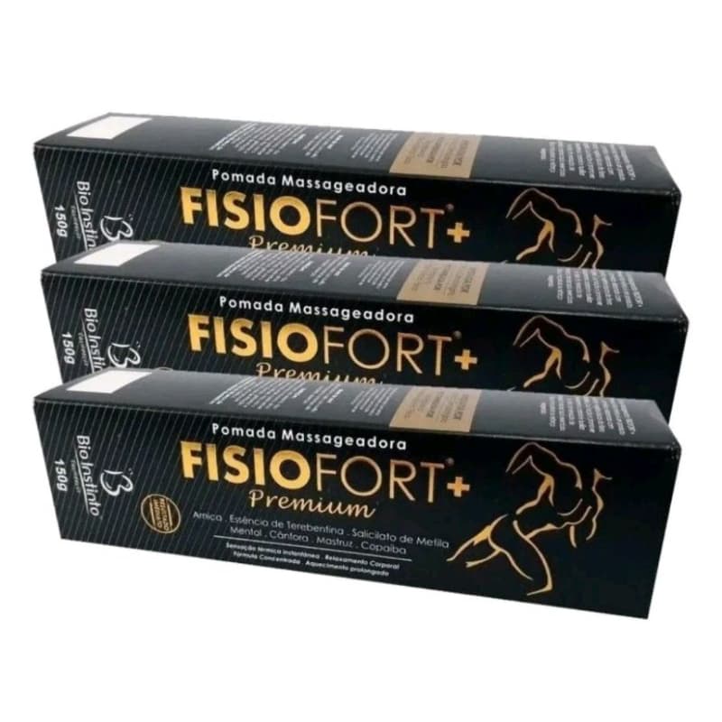 Kit 3 Pomadas Fisiofort + Premium 150g - Bio Instinto