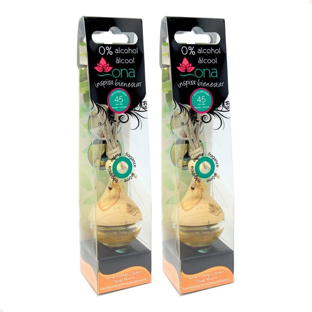 Kit 2 Bolinha Aromatizante 6 ML Auto Ona Inspire Difusor de Pendurar no Retrovisor do Carro