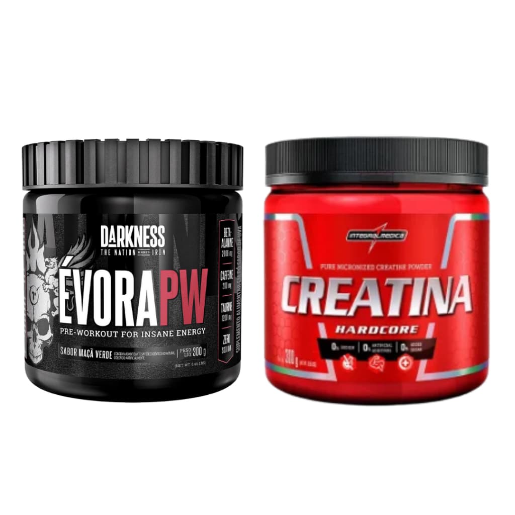 Kit Creatina Pura 300g + Pre Treino Evora 300g Integralmedica