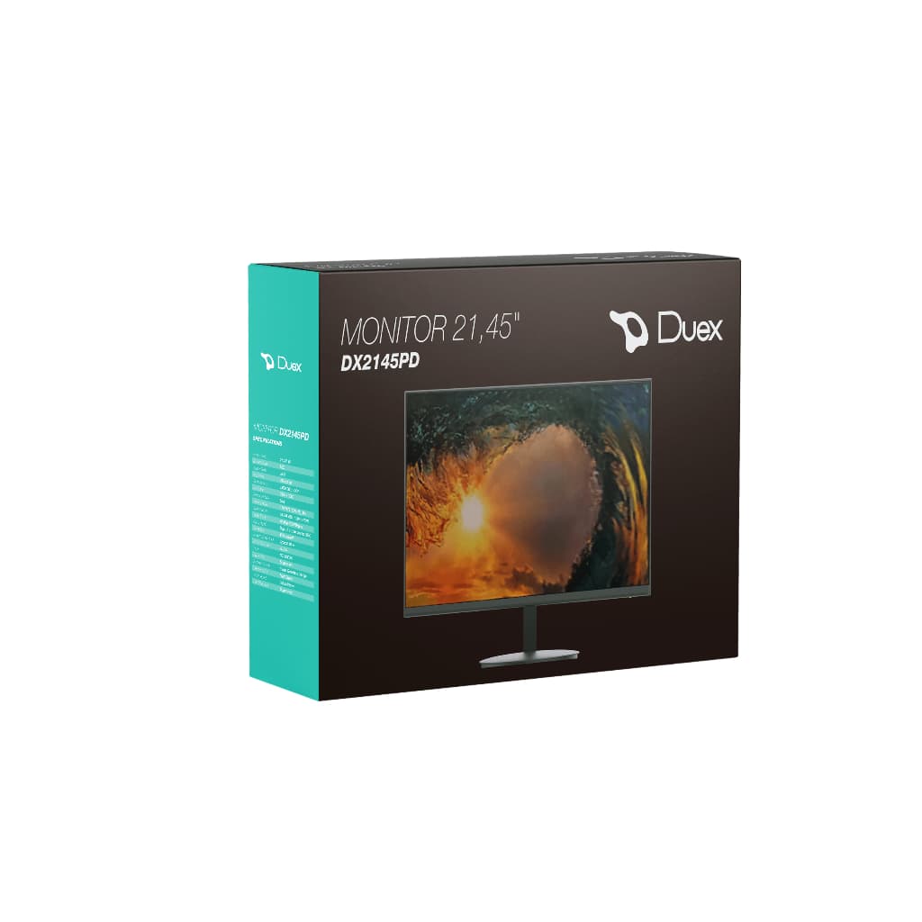 Monitor Gamer Duex 21,45 Polegadas FULL HD, 60hz, Led, 5 Ms, Va, VGA/HDMI
