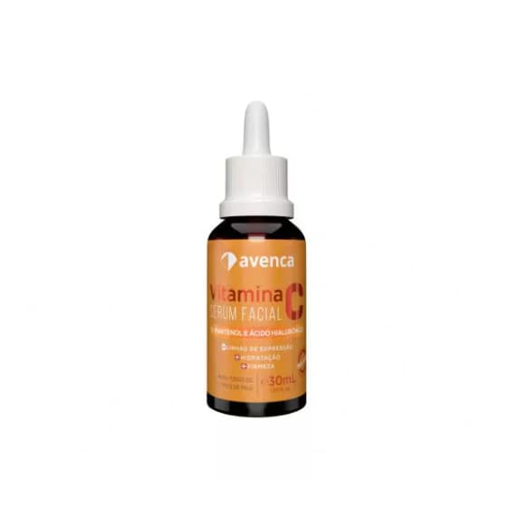 Avenca Sérum Vitamina C D- Pantenole Ácido Hialurônico 30ml