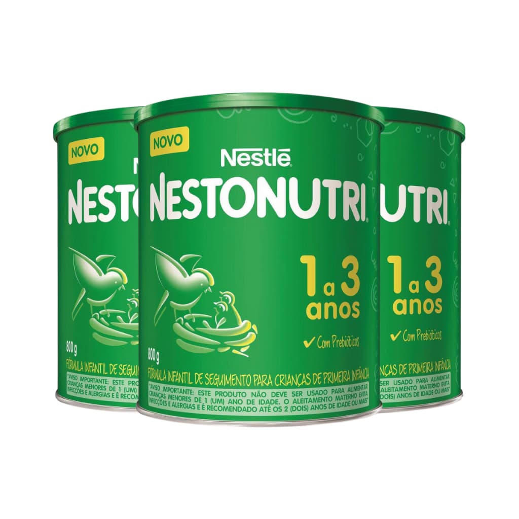 Kit 3 Nestonutri Fórmula Infantil - 800g