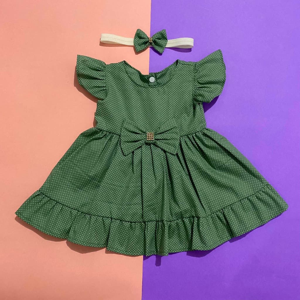 Vestido bebe menina roupa de bebê recem nascido 0 a 9 meses 100% algodão