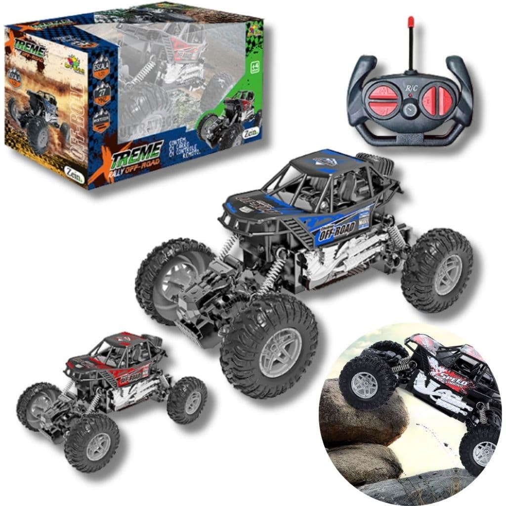 Carrinho De Controle Remoto 4x4 Off Road Rally Promoção Envio Imediato