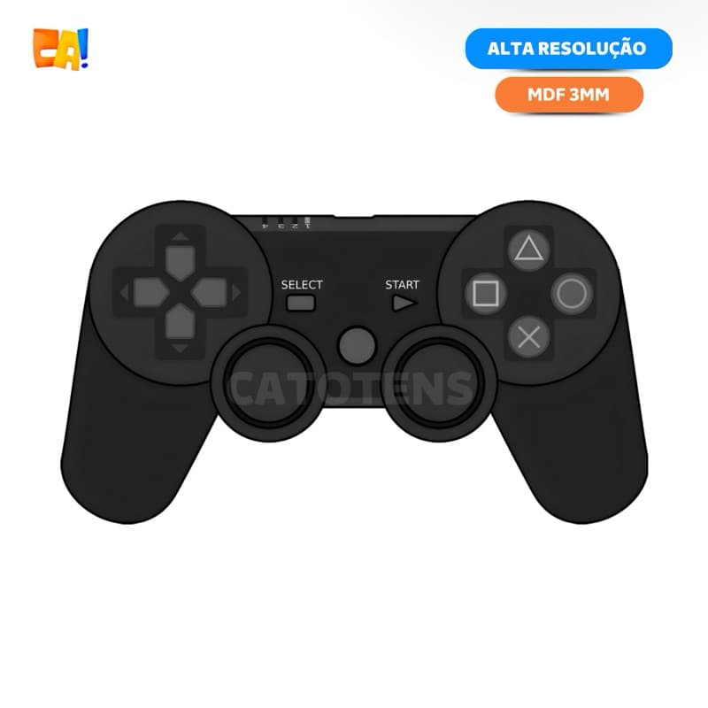 Display de chão MDF 3mm para aplique Controle Videogame 1,4m GAME