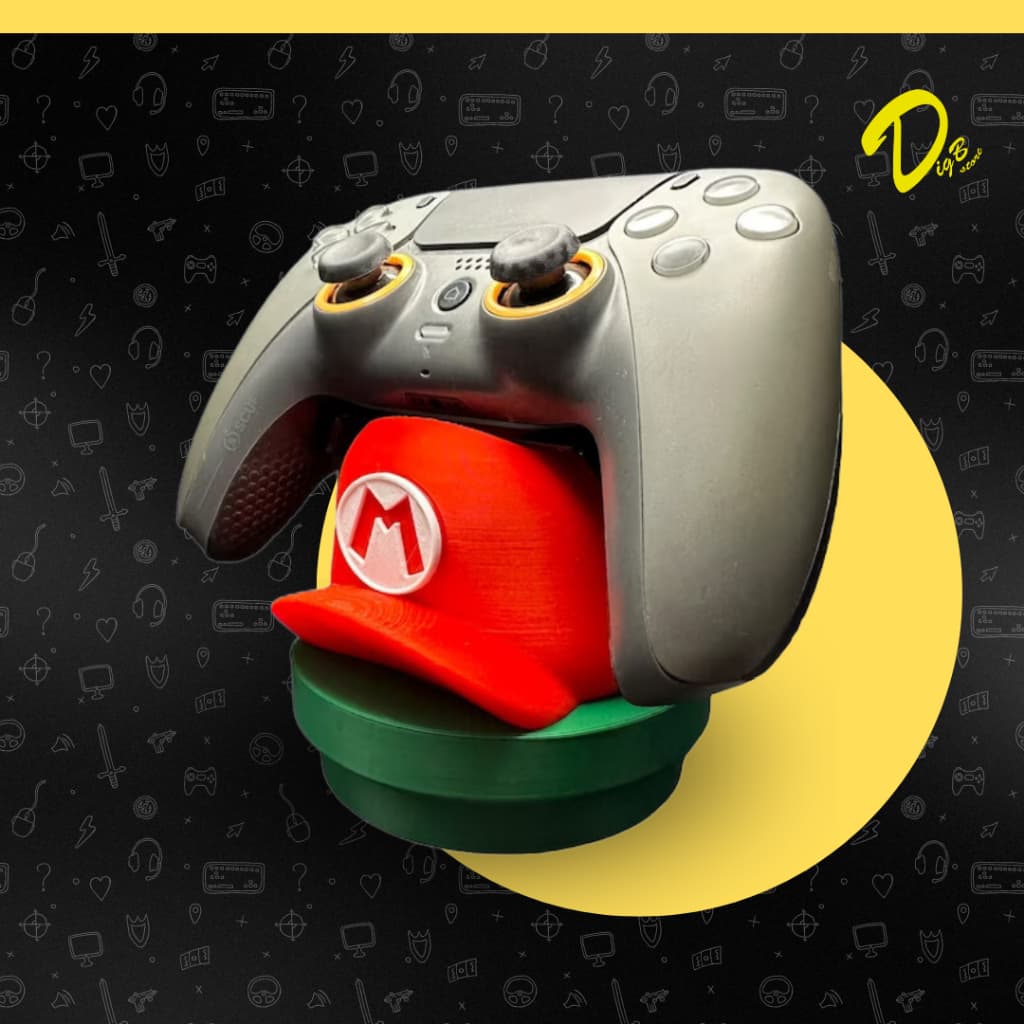 Suporte de Controle Videogame Mario Playstation Xbox Organizador