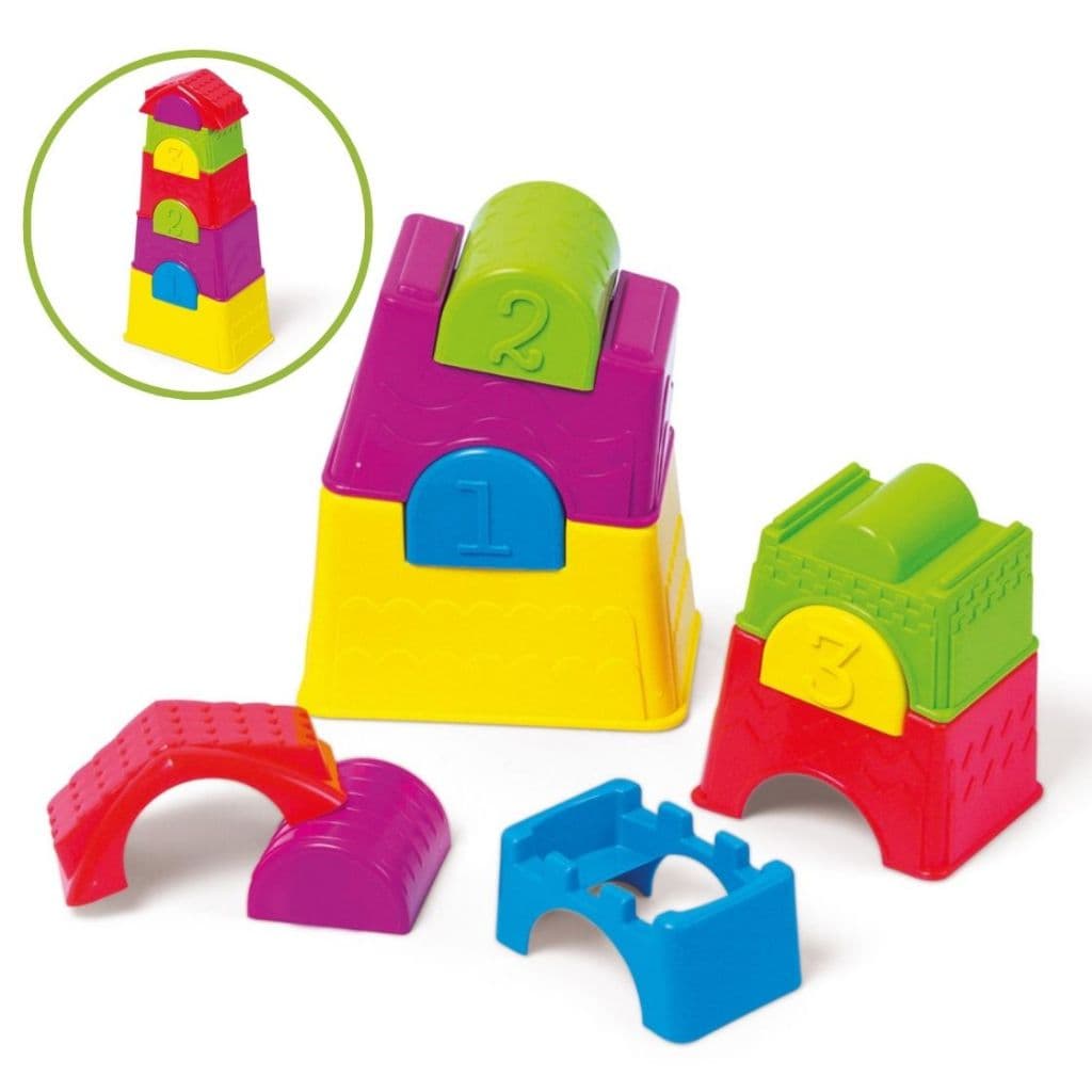 Brinquedo Educativo Torre Encaixe Bebê Montessori Habilidade Brinquedo de Menino Brinquedo de Menina