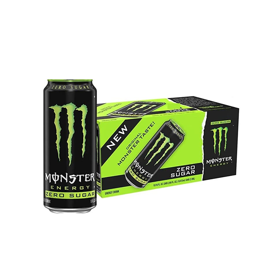 Monster Energy Zero Açúcar Lata 473ml Lançamento Pack C/12