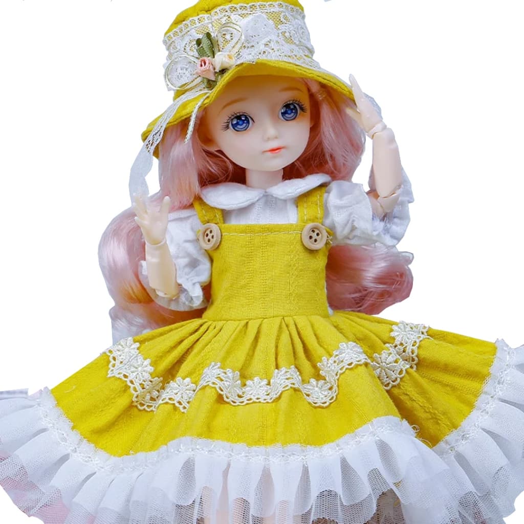 Boneca Articulada Vintage Elegante - Cibele