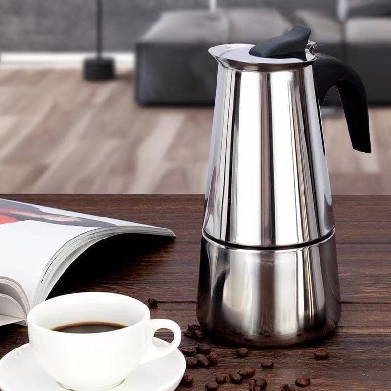 Cafeteira Italiana 12 Xicaras 600ml Aço Inoxidável Inox Moka Café Expresso