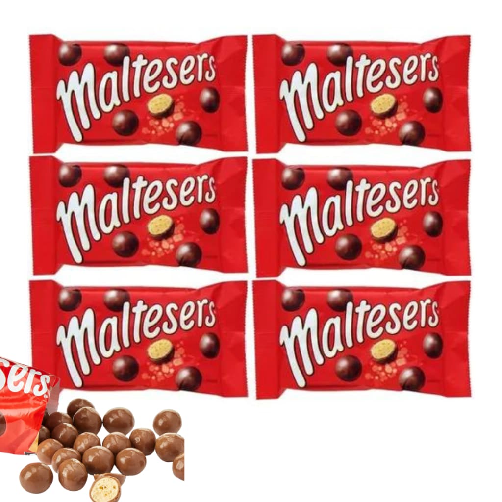6 Chocolate Maltesers Importado 37grm Caramelo Maltado