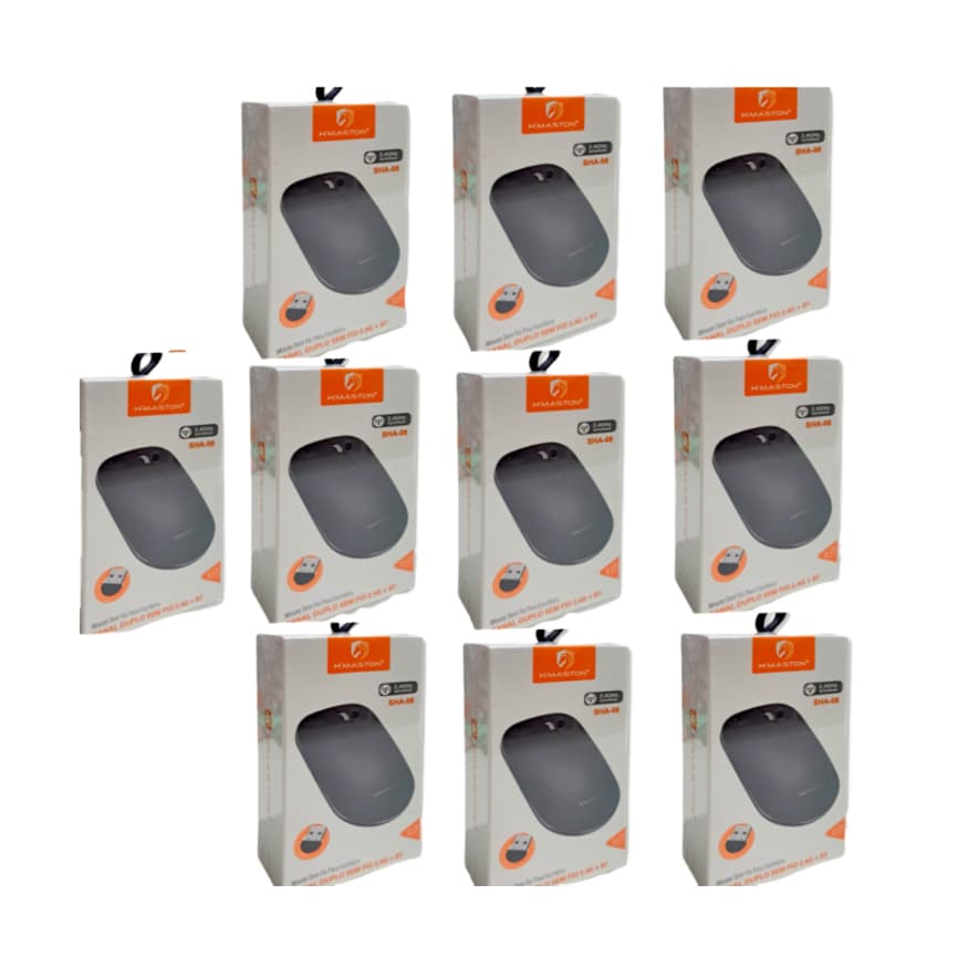Kit 10  MOUSE 2.4G WIRELESS CONEXAO SEM FIO HMASTON