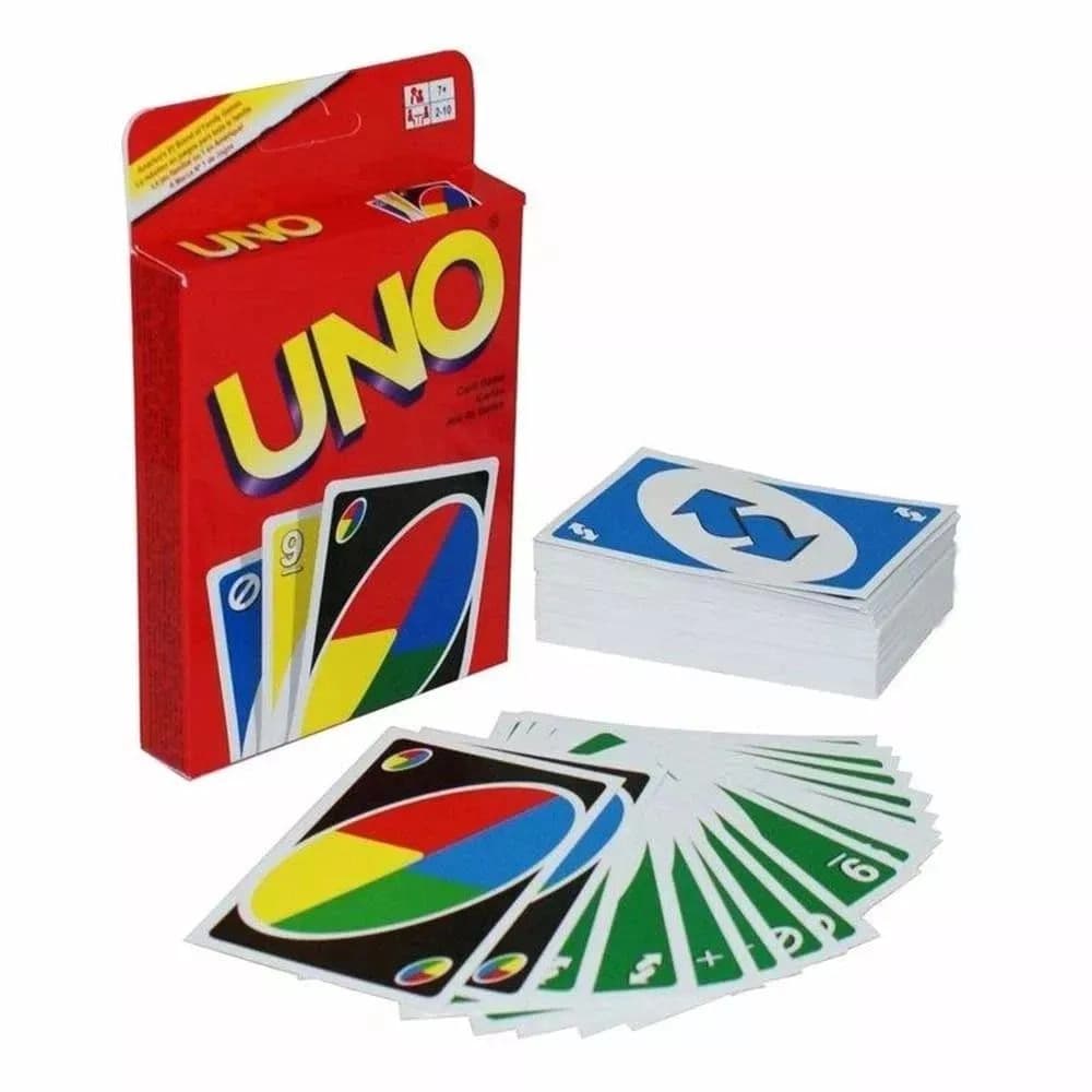 Jogo de Cartas Uno para Diversão em Família Baralho