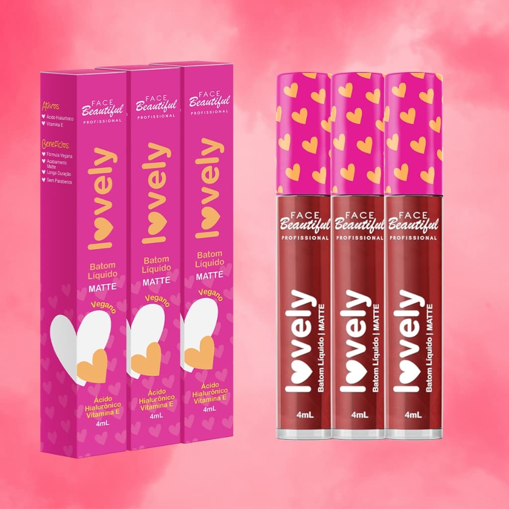 Batom Líquido Matte Vegano LOVELY