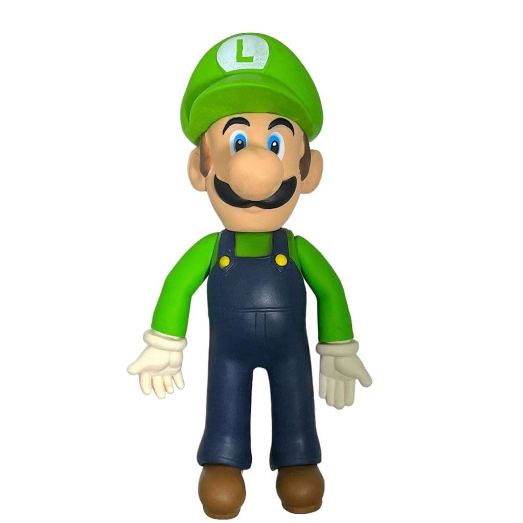 Boneco Luidi Super Mario Collection Articulado 23cm Action Figure Colecionável Infantil